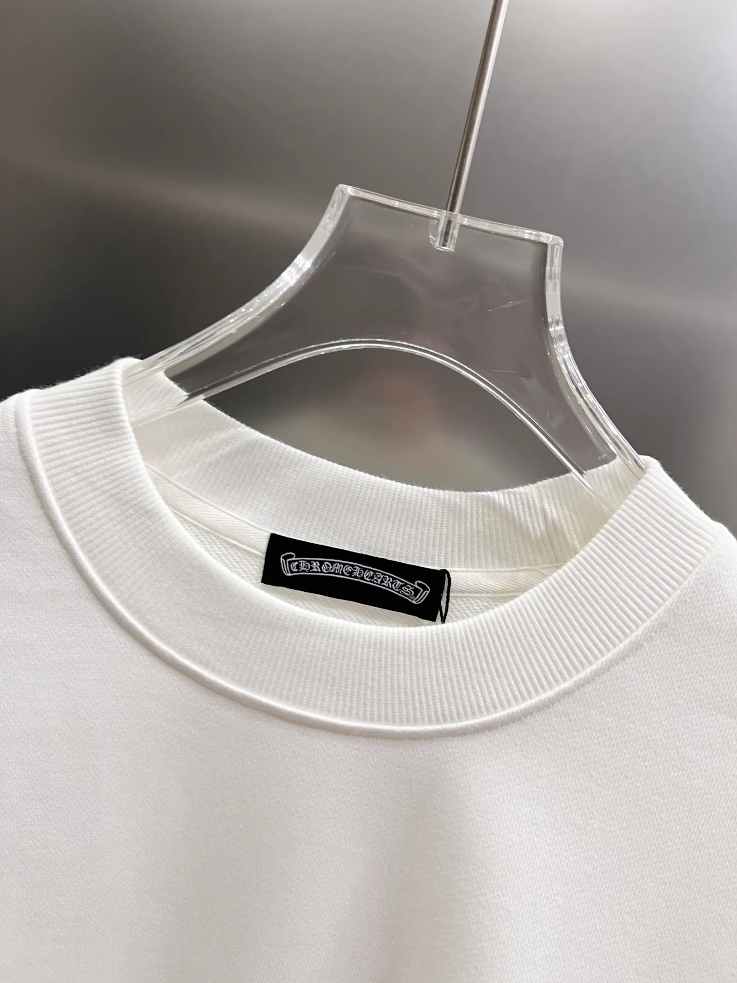 🅿️260 CH Crow 2025 autumn and winter new round neck long-sleeved sweatshirt, cross foam technology + Middle Eastern Australian diamond design technology, the real thing is great🔥Same style for men and women, loose version, size S M L XL XXL five sizes black white